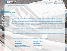 Tablet Screenshot of metus.hr